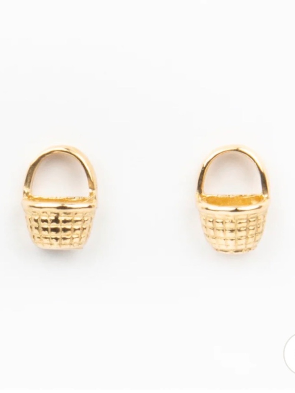 Nantucket Lightship Basket Stud Earrings